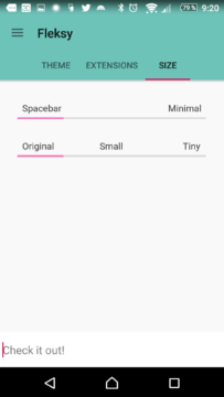 Fleksy Klávesnice + Emoji