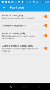 Klávesnice Google umí psaní gesty