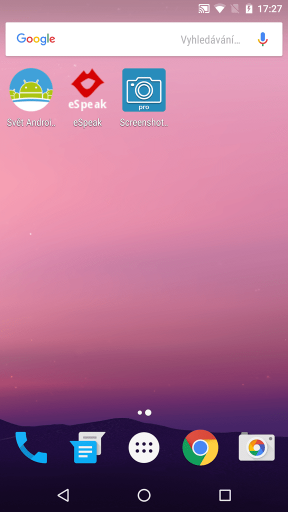Nový launcher je prakticky beze změn