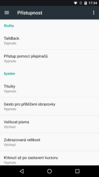 Více možností přístupnosti v novém Androidu