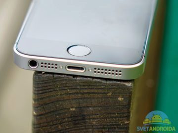 Apple iPhone SE – konstrukce, lightning, 3,5mm jack 2