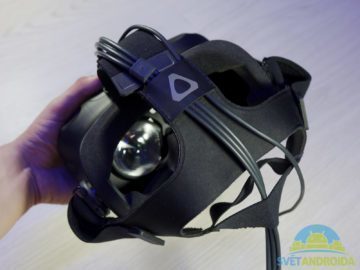 HTC Vive – konstrukce, popruhy 2