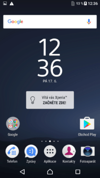 Sony Xperia X launcher