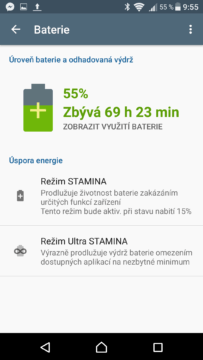 Sony Xperia X stamina