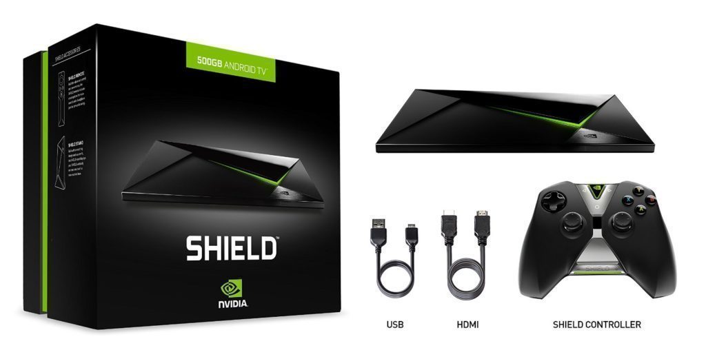 Obsah balení konzole NVIDIA SHIELD TV