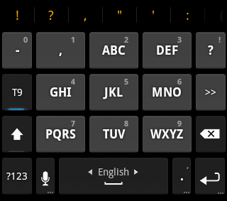 Perfect Keyboard - rozložení 3x4