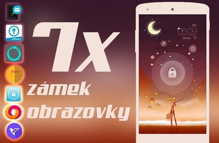 7x Zámek obrazovky – náhleďák