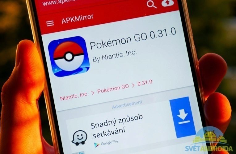 Aktualizace Pokemon Go 0.31.0-1