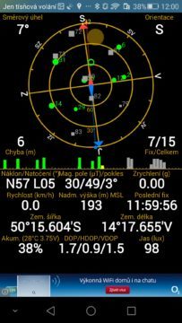 Honor 6 Plus -  GPS satelity