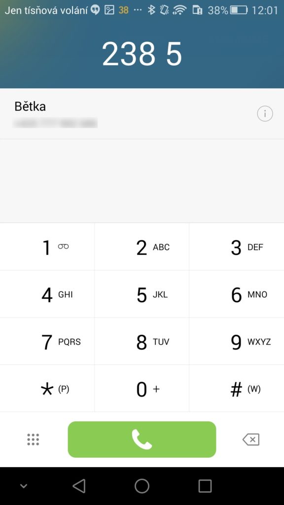 Honor 6 Plus T9 Dialer a kontakty 1