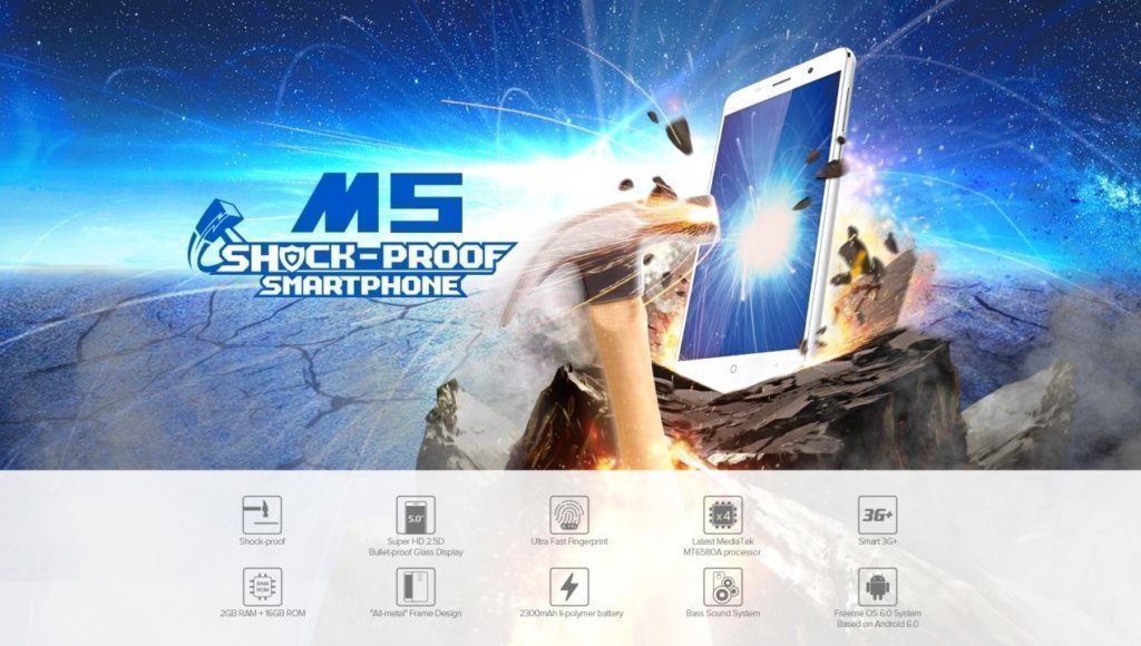 Leagoo M5: čínský smartphone s neprůstřelným sklem