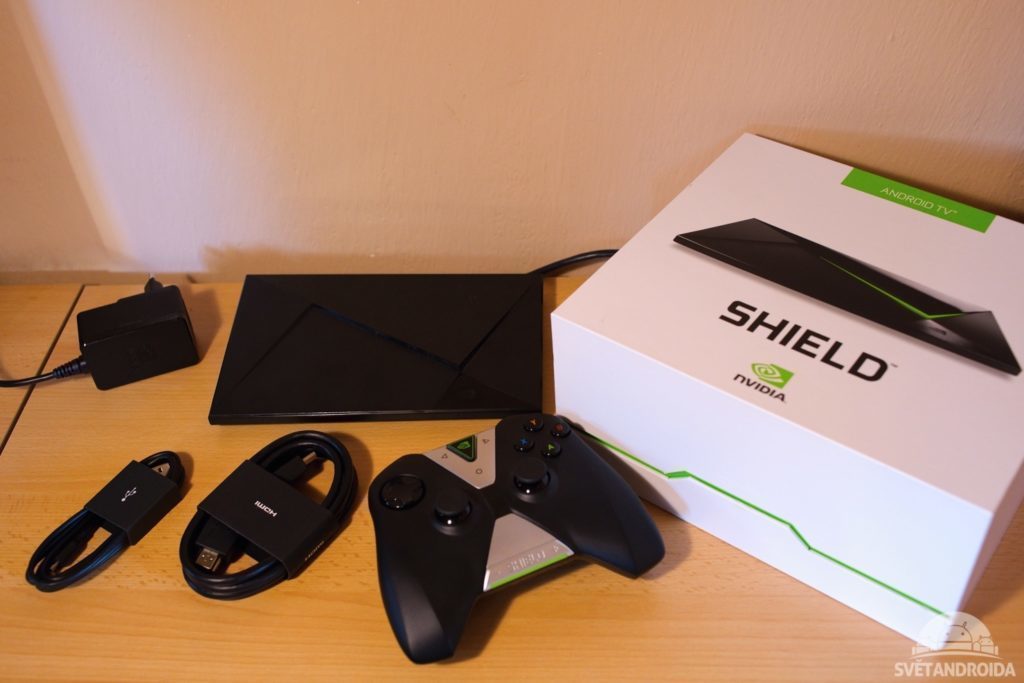 Nvidia Shield TV obsah balení