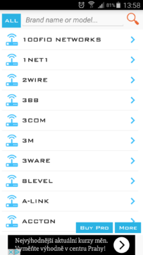 WiFi Router Passwords