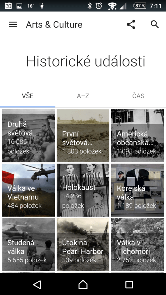 Historické události