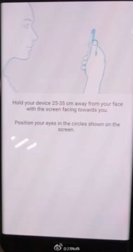 Telefon Samsung Galaxy Note – iris scanner 2
