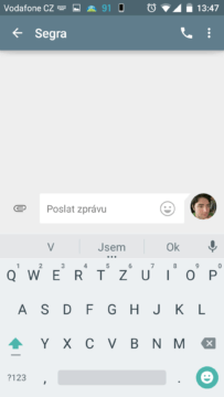 Vodafone Smart ultra 6 - klávesnice Vodafone Smart ultra 6 - klávesnice