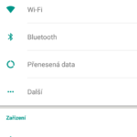Vodafone Smart ultra 6 – menu nastavení