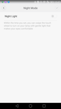 Xiaomi Yeelight Lamp night mode
