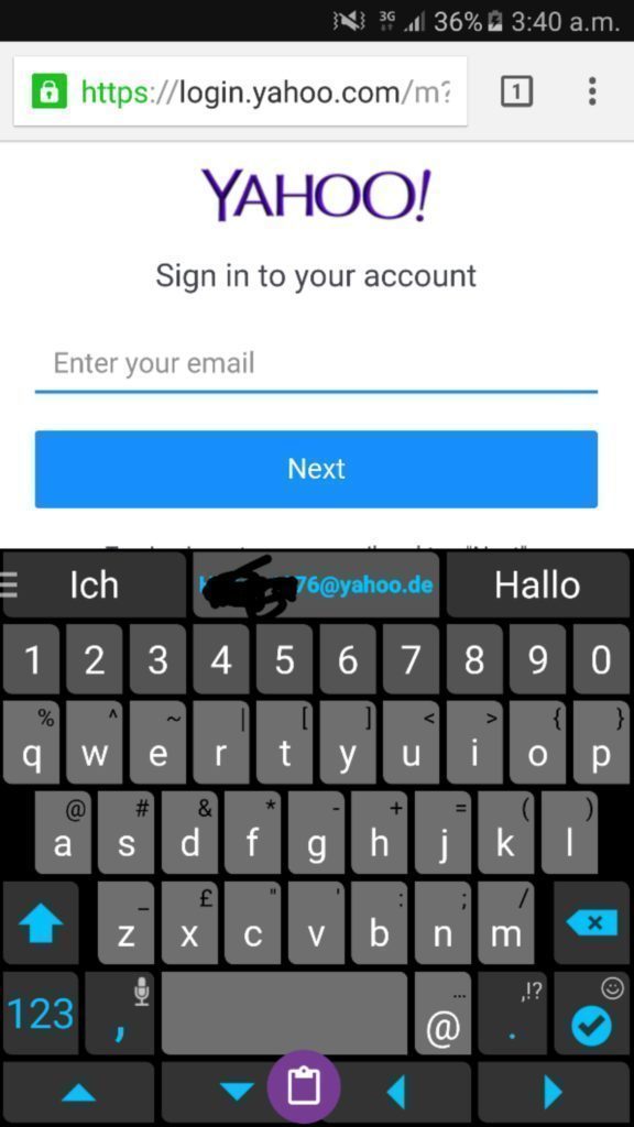 Klávesnice Swiftkey napovídá v německém jazyce