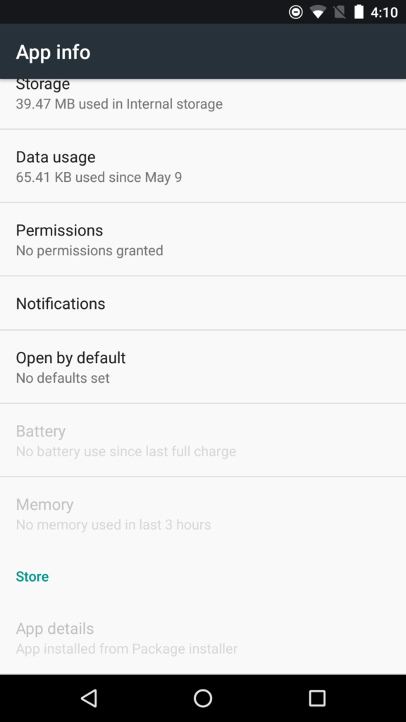 Odkud jste instalovali? Zde z APK balíčku!