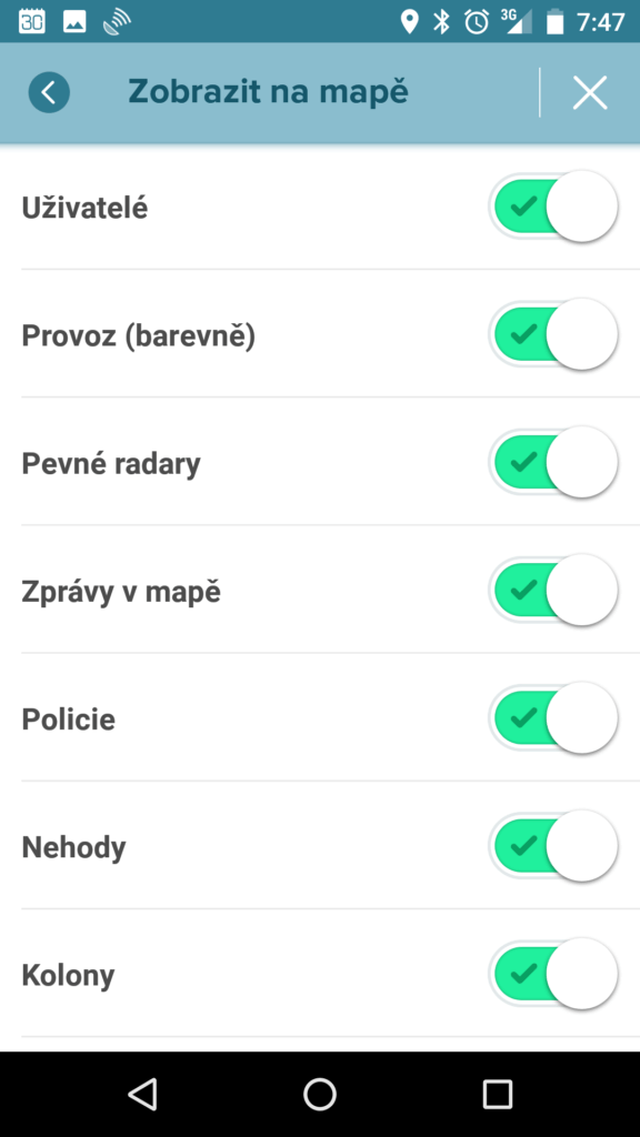 Detaily v mapě