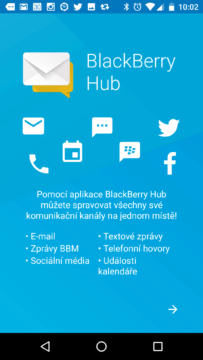 BlackBerry Hub se představuje