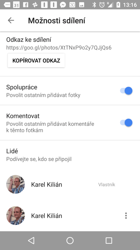 Fotky Google 1.25 umí blokovat uživatele