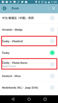 Připraveny jsou dva nové české hlasy