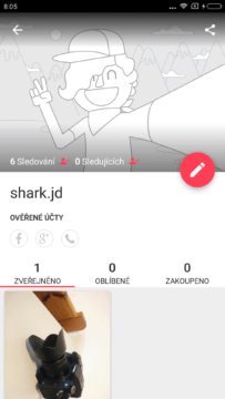 Aplikace LetGo účet