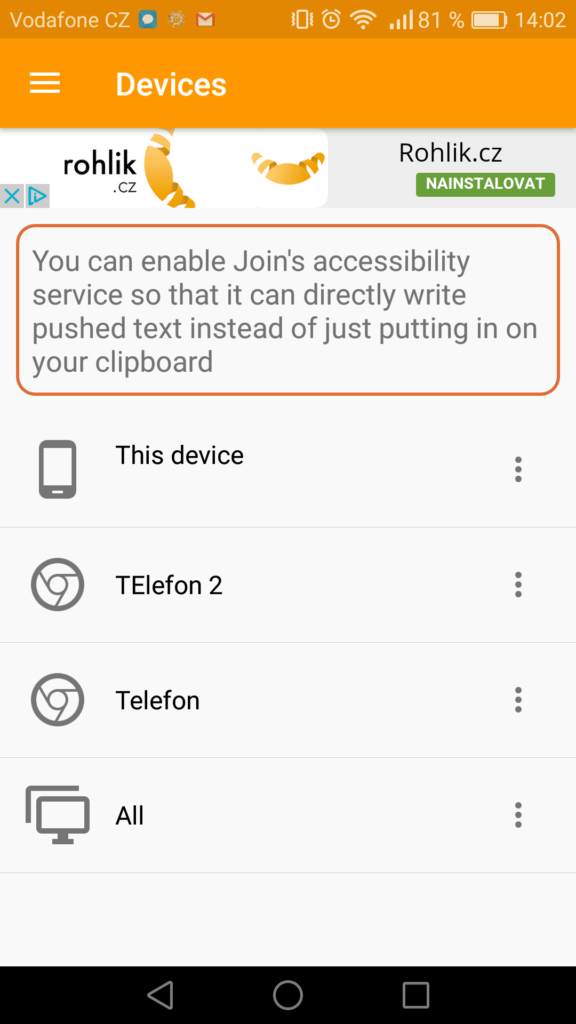 Join v Androidu 1