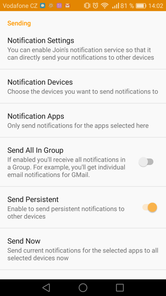 Join v Androidu 3