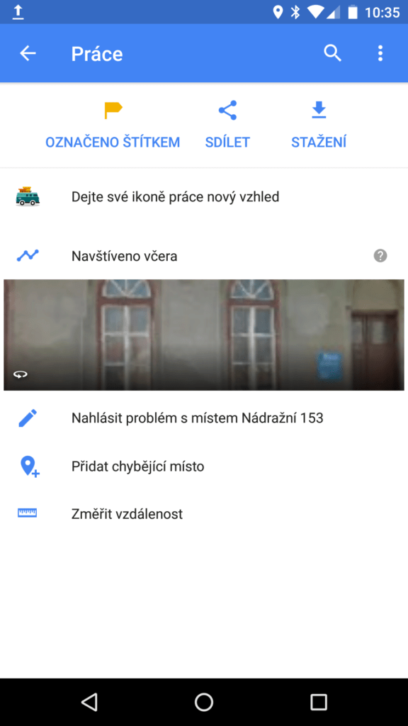 Mapy Google měření vzdáleností