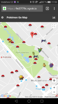 Pokémon Go Live Map pokevision alternativa mobil 1