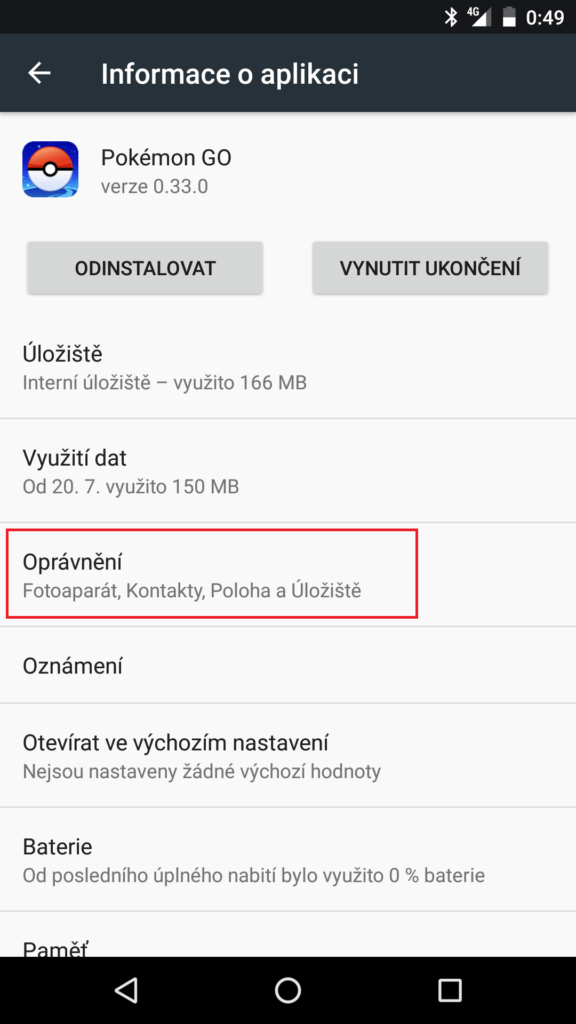 Pokémon GO problém s gps 1