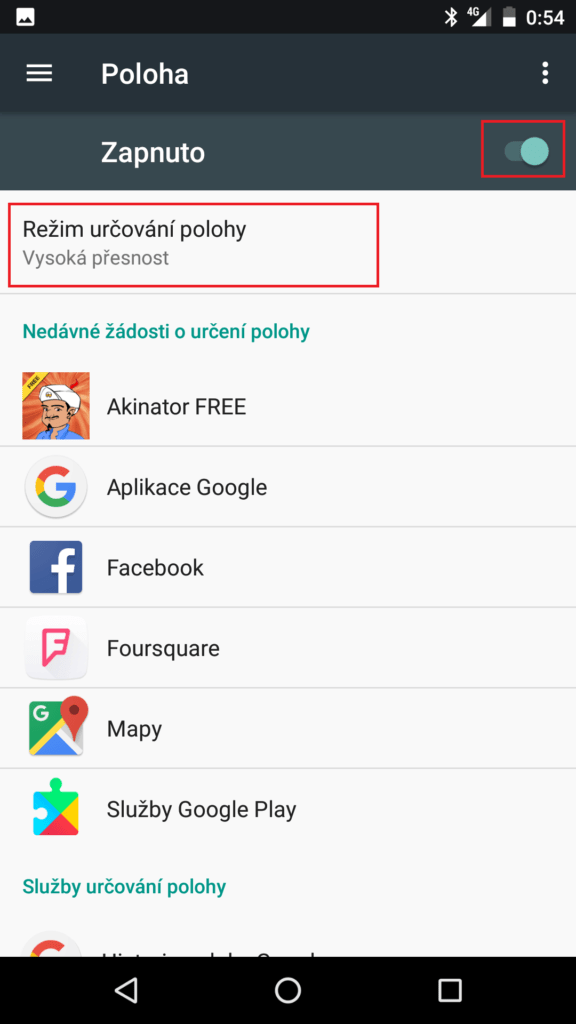 Pokémon GO problém s gps 4