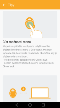 Samsung Gear IconX – aplikace Gear 8