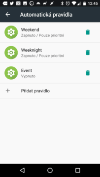 Režim Nerušit v Androidu N