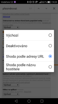 Sikovny trik pro Google Chrome – presmerovani 3