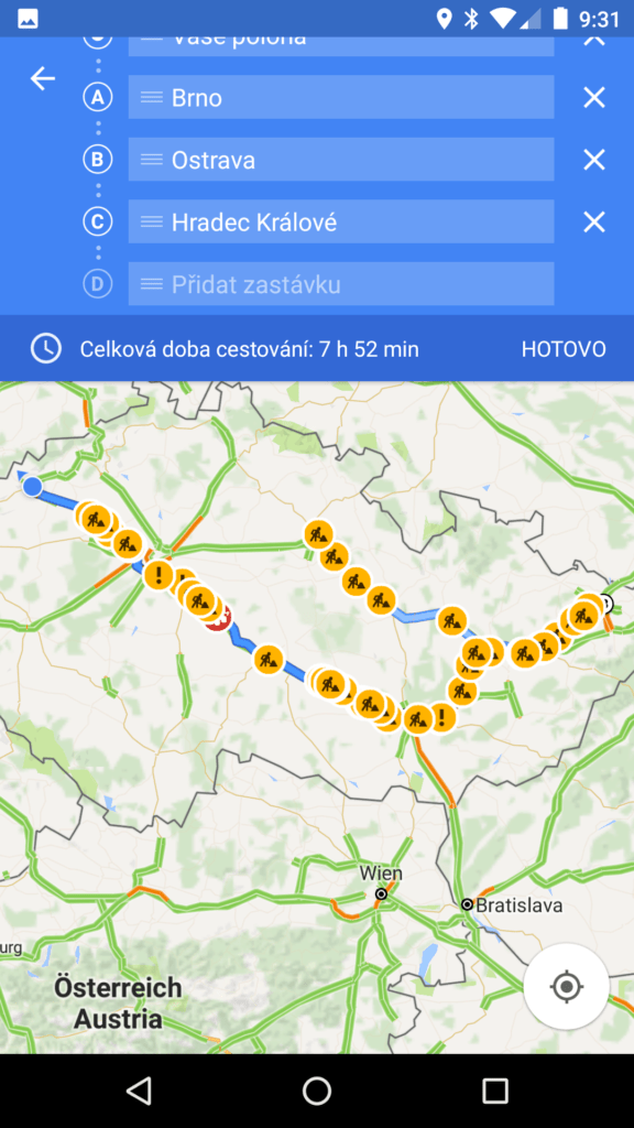 přidání zastávky 2