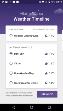 Nejlepší předpověď počasí: Weather Timeline - Forecast