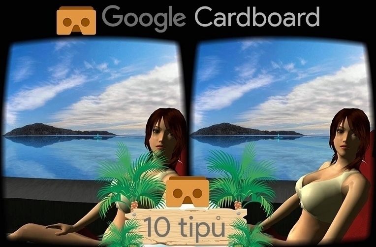 Google Cardboard náhleďák 1