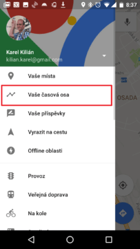 Zvolte Vaše časová osa