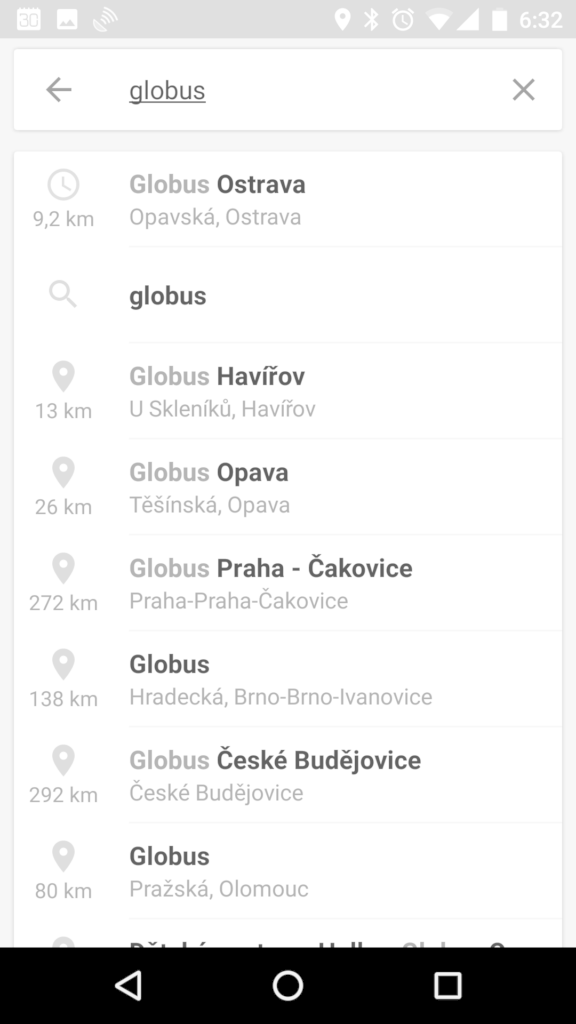 Snadno najdete nejbližší pobočku