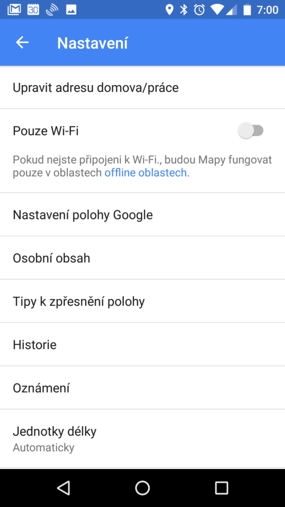 Nová sekce Osobní obsah