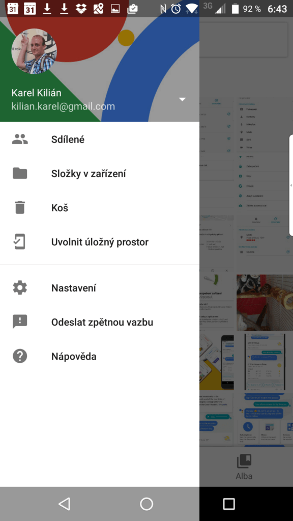 Novou volbu najdete v sekci Nastavení