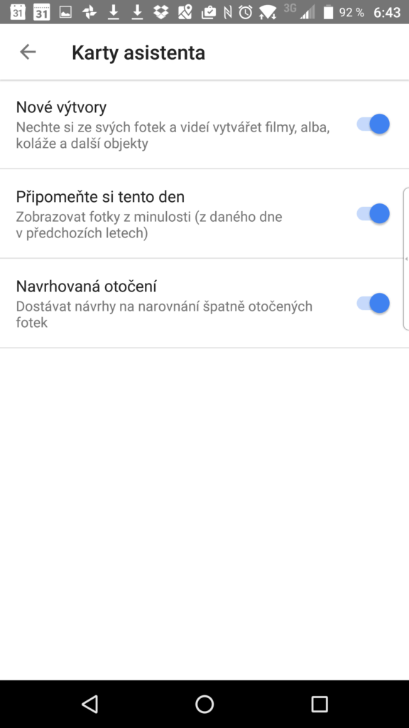 Poslední funkce pozná špatně otočené snímky