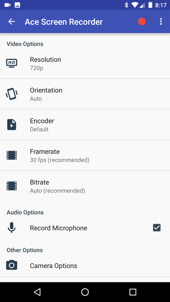 ace screen recorder