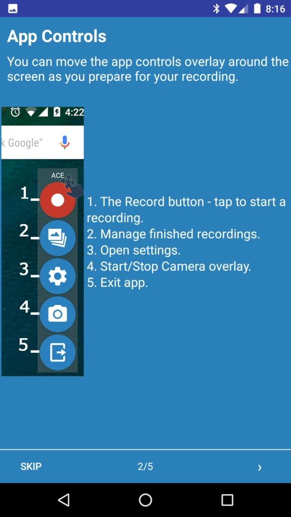 ace screen recorder