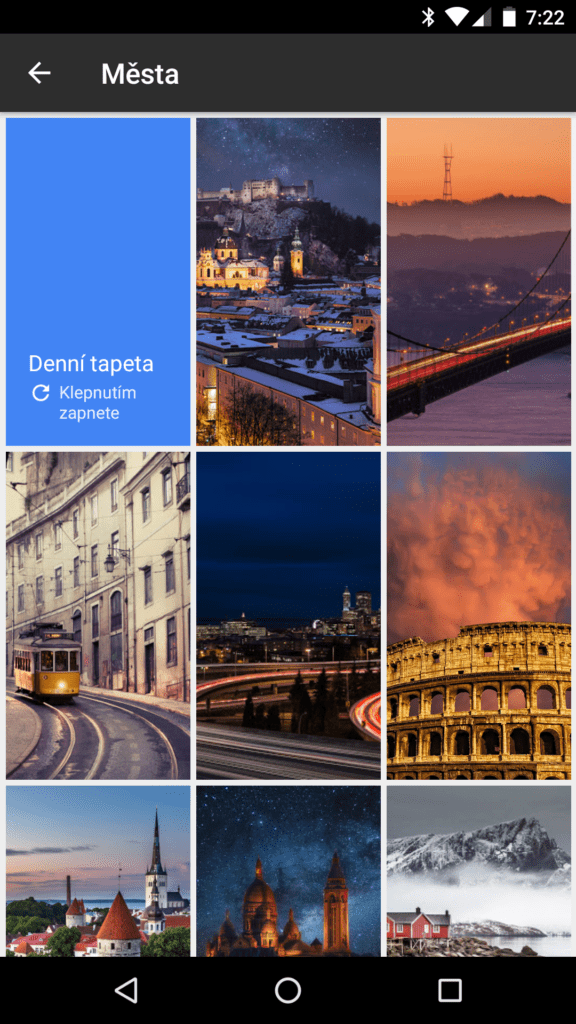 Aplikace Tapety 1