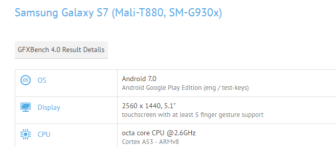 Telefon Samsung Galaxy S7 a Android 7.0